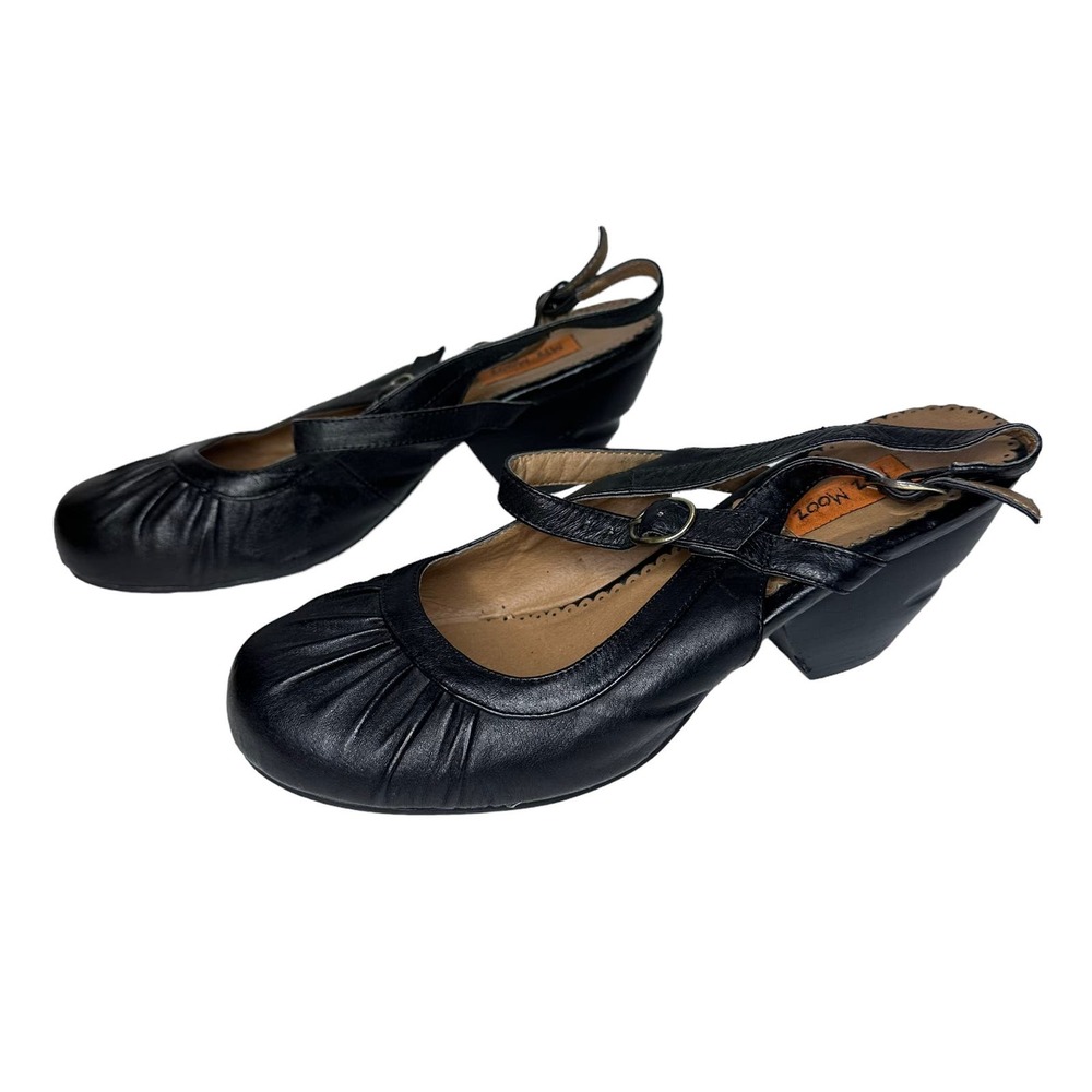 Miz Mooz leather Mary Jane heels ankle strap